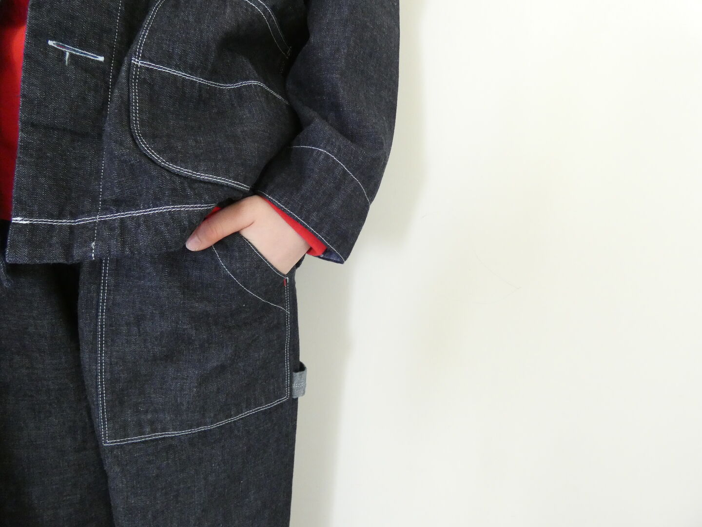 快晴堂(かいせいどう) HAYATE　CCBYセーリングデニム　ペインターパンツの商品画像6