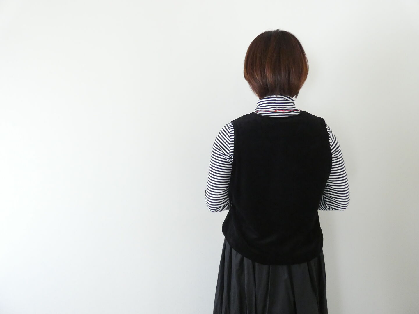 MidiUmi(ミディウミ) ベロアフレアベストの商品画像9