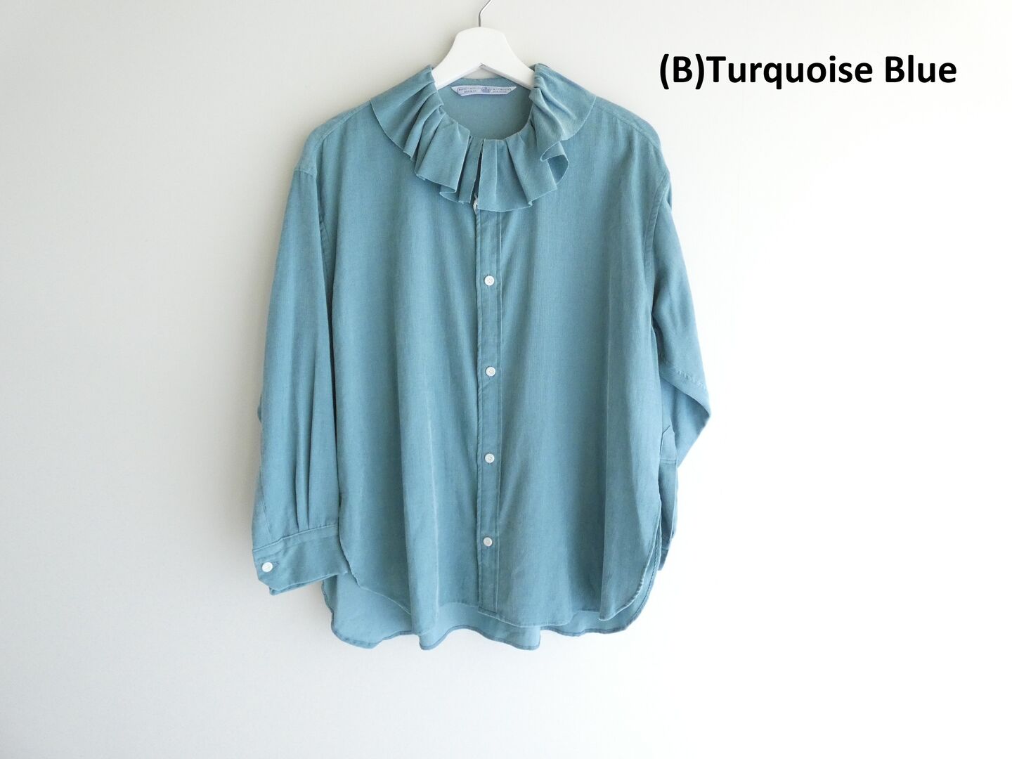 R&D.M.Co-(オールドマンズテーラー) COTTON RAYON シャツコール RUFFLE COLLAR BLOUSEの商品画像42
