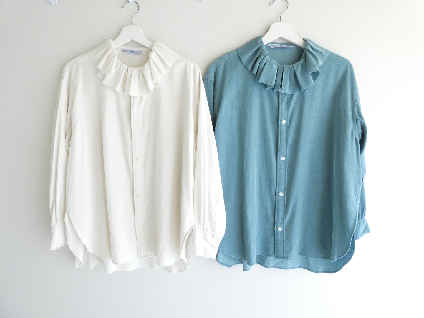 R&D.M.Co-(オールドマンズテーラー) COTTON RAYON シャツコール RUFFLE COLLAR BLOUSEの商品画像9