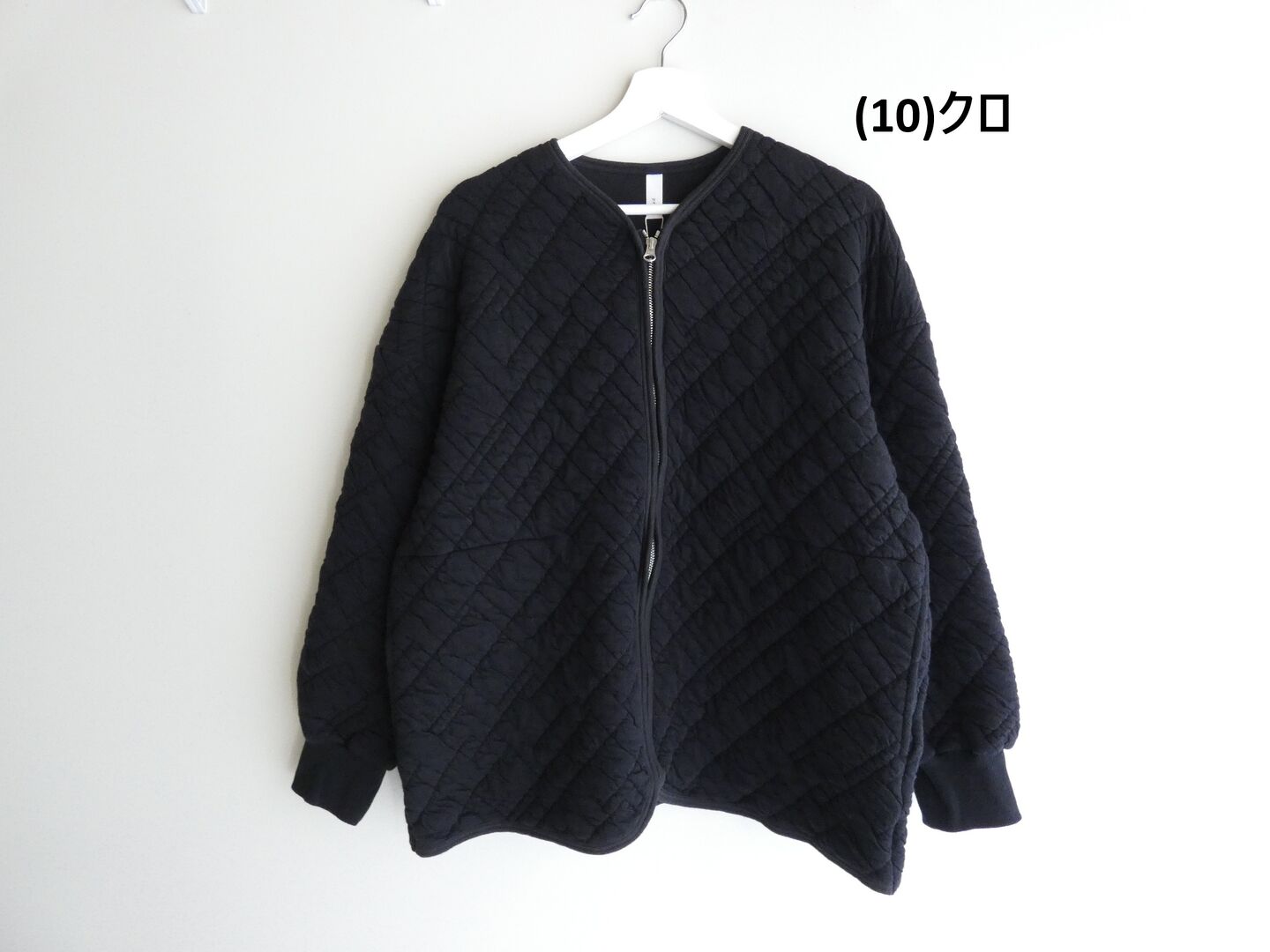 prit(プリット) シュリンクキルトVネックZIPカーディガンの商品画像28