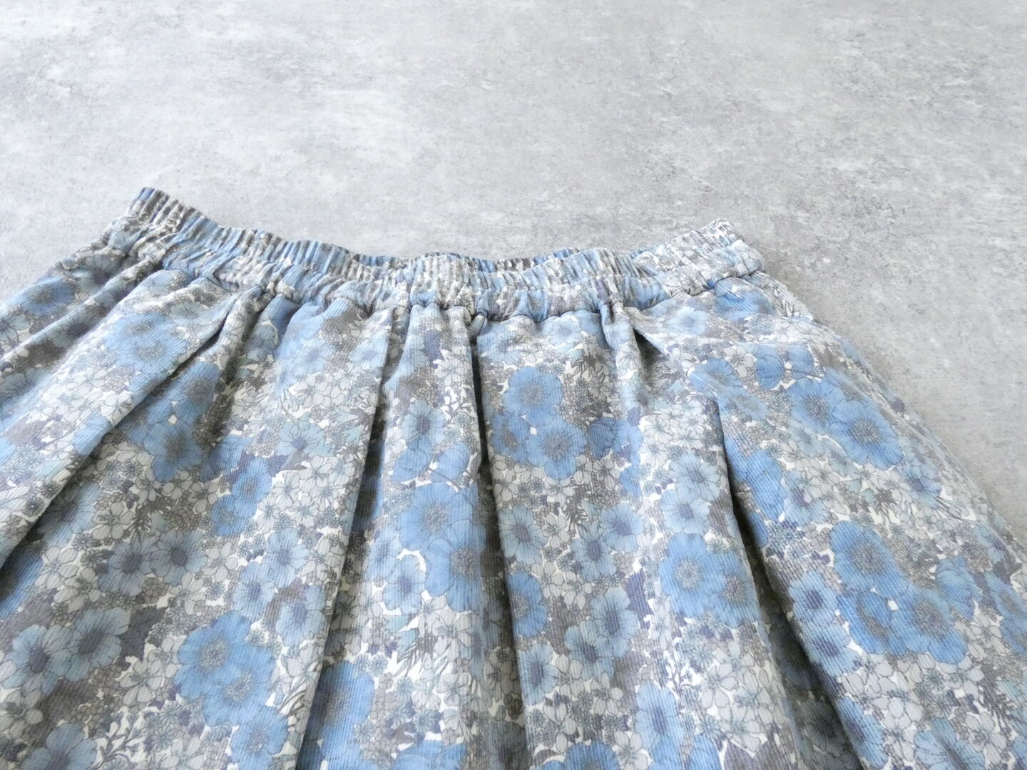 PK リバティGloria Flowersコーデュロイギャザースカートの商品画像22