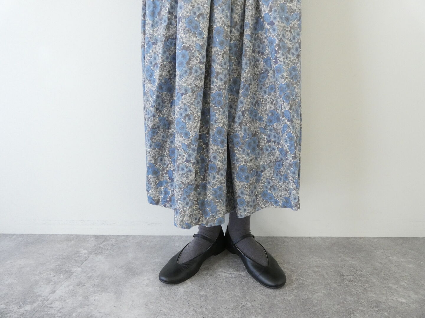 PK リバティGloria Flowersコーデュロイギャザースカートの商品画像4
