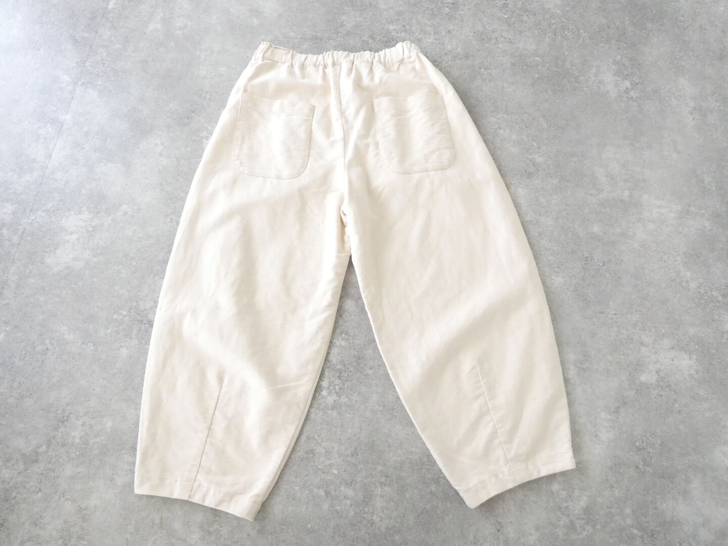 RINEN(リネン) 20/1オーガニックコットンスエードオーバルパンツの商品画像10