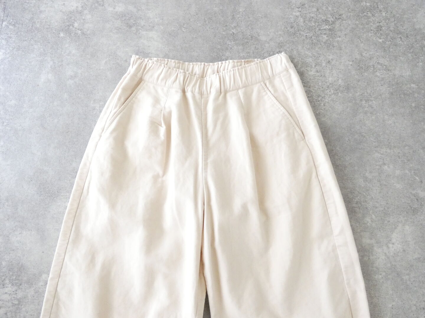 RINEN(リネン) 20/1オーガニックコットンスエードオーバルパンツの商品画像21