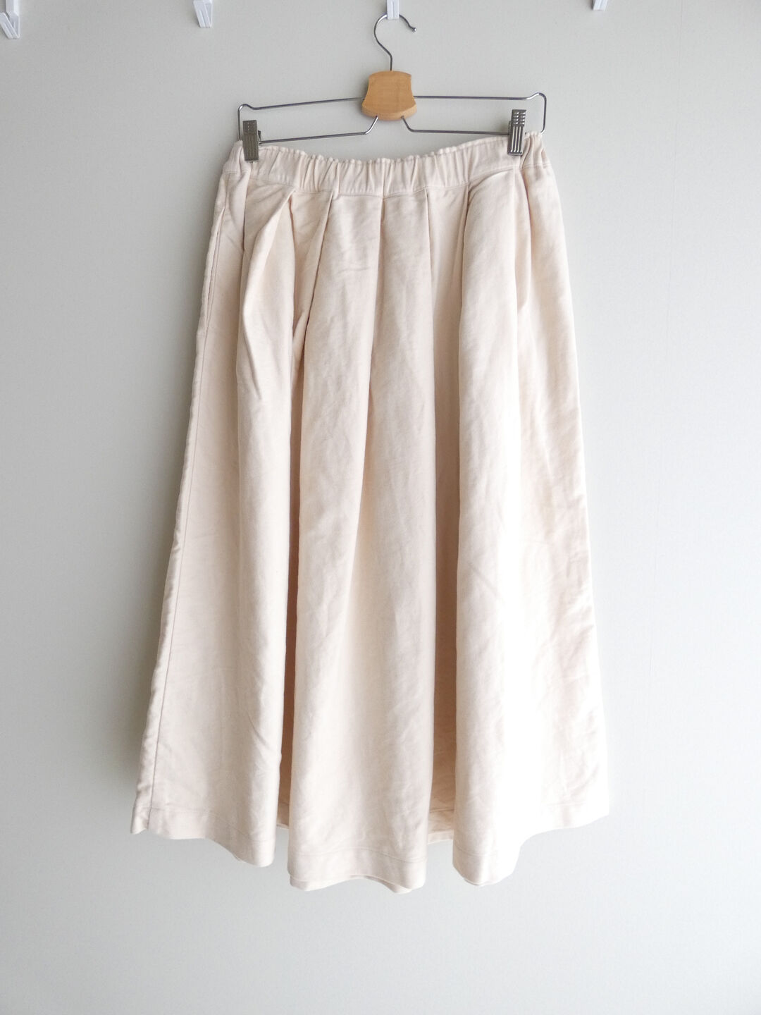 RINEN(リネン) 20/1オーガニックコットンスエードタックスカートの商品画像10