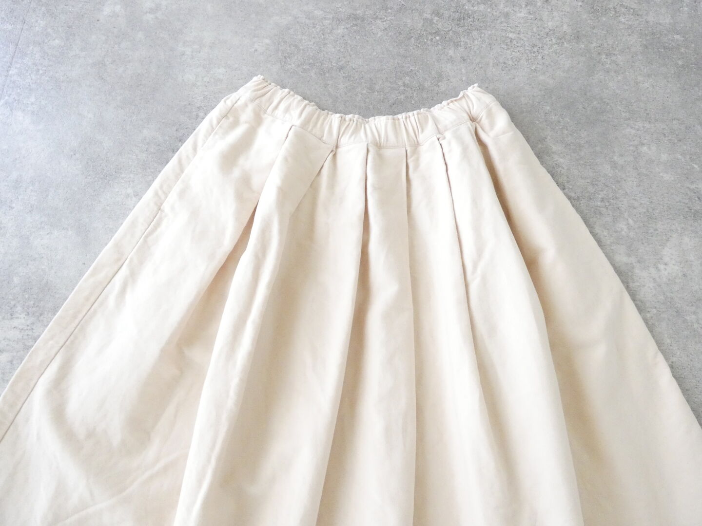 RINEN(リネン) 20/1オーガニックコットンスエードタックスカートの商品画像21