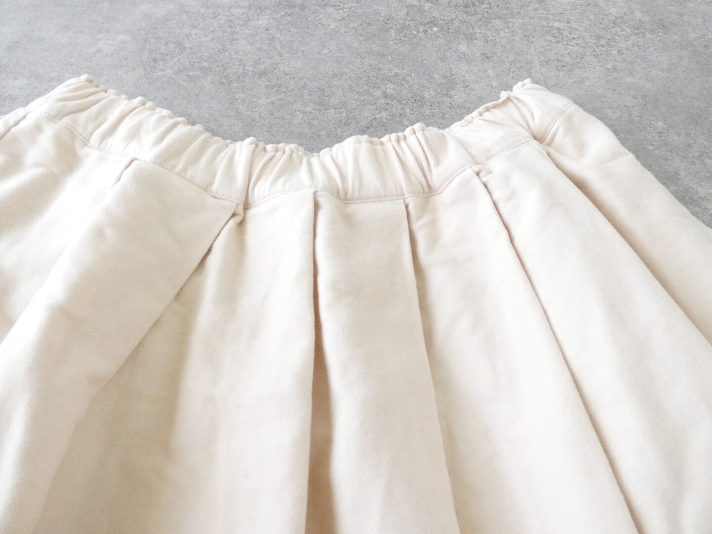 RINEN(リネン) 20/1オーガニックコットンスエードタックスカートの商品画像22