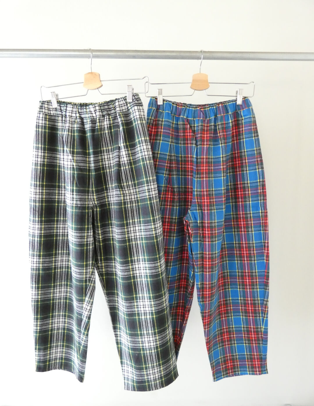 SSC 30/2シャギーチェックサルエル風パンツの商品画像10