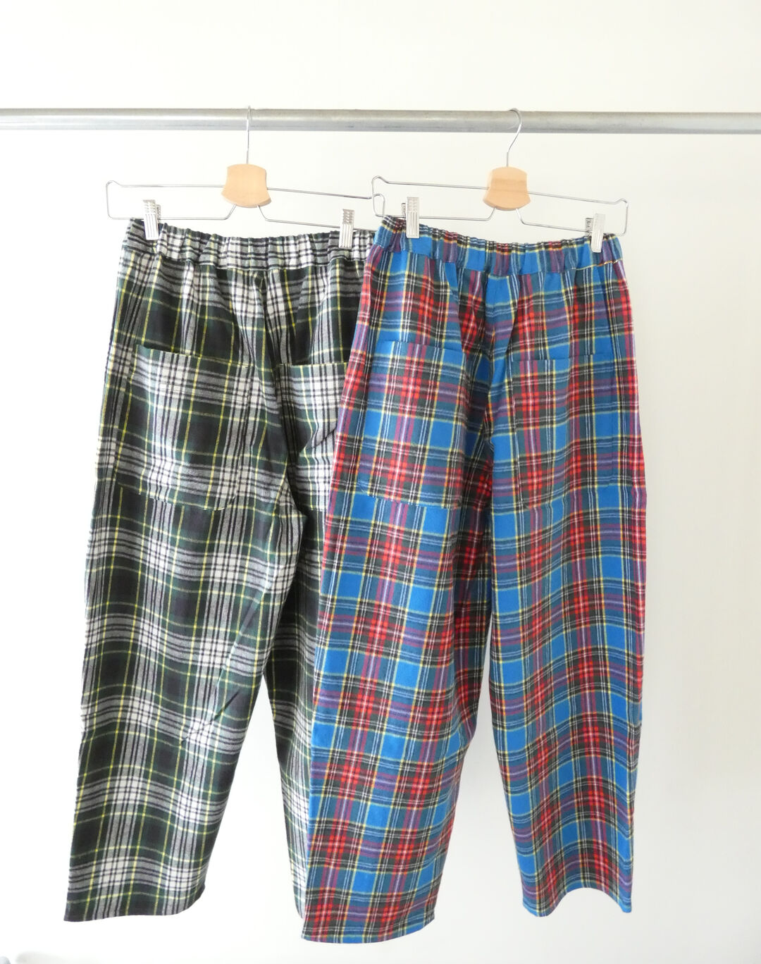 SSC 30/2シャギーチェックサルエル風パンツの商品画像11