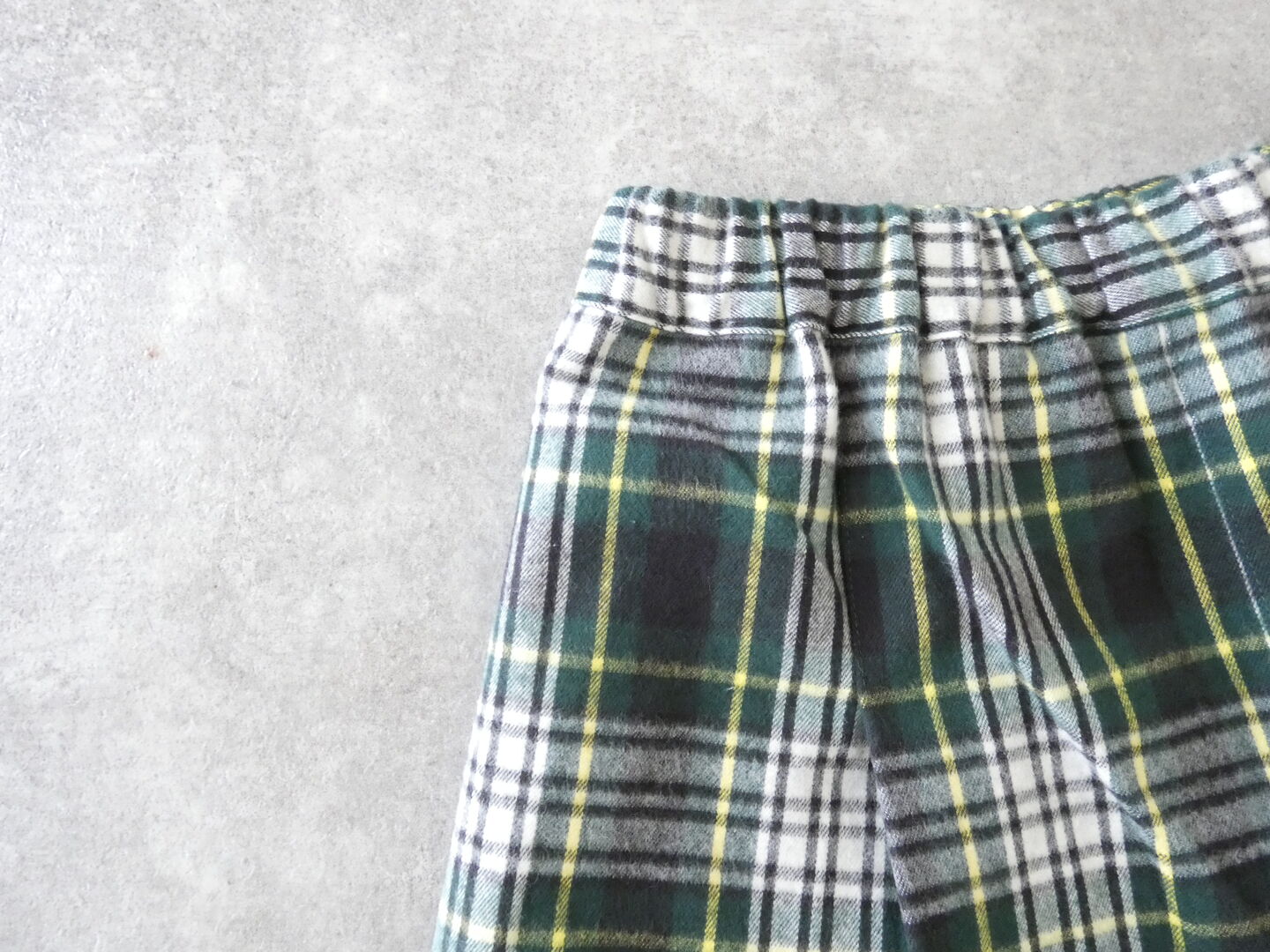 SSC 30/2シャギーチェックサルエル風パンツの商品画像16