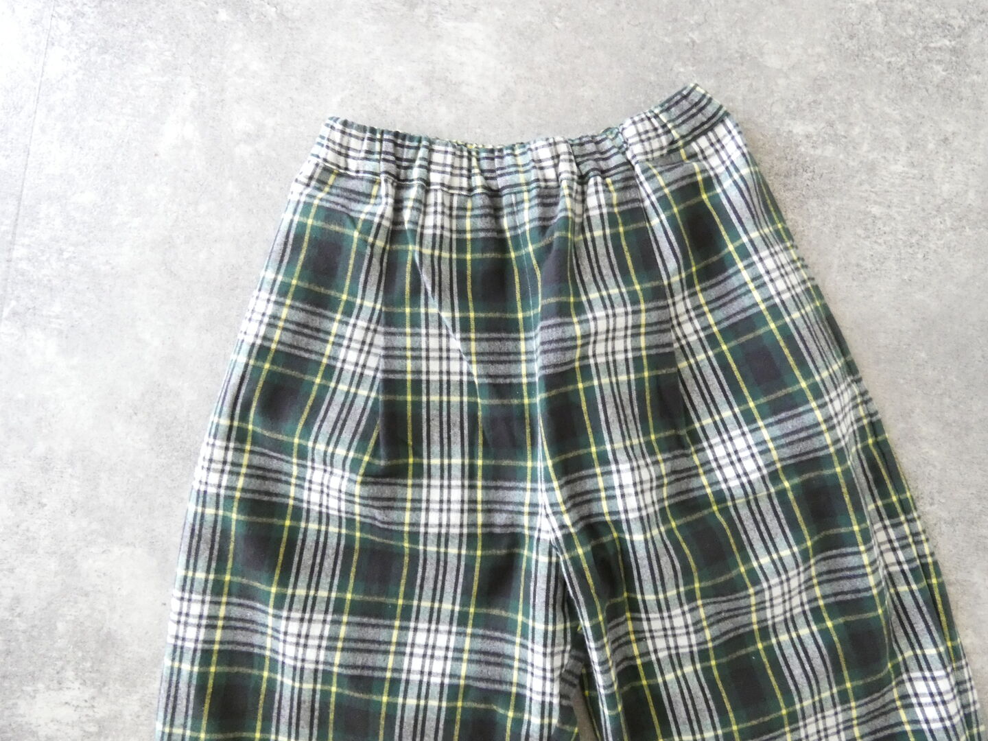 SSC 30/2シャギーチェックサルエル風パンツの商品画像17