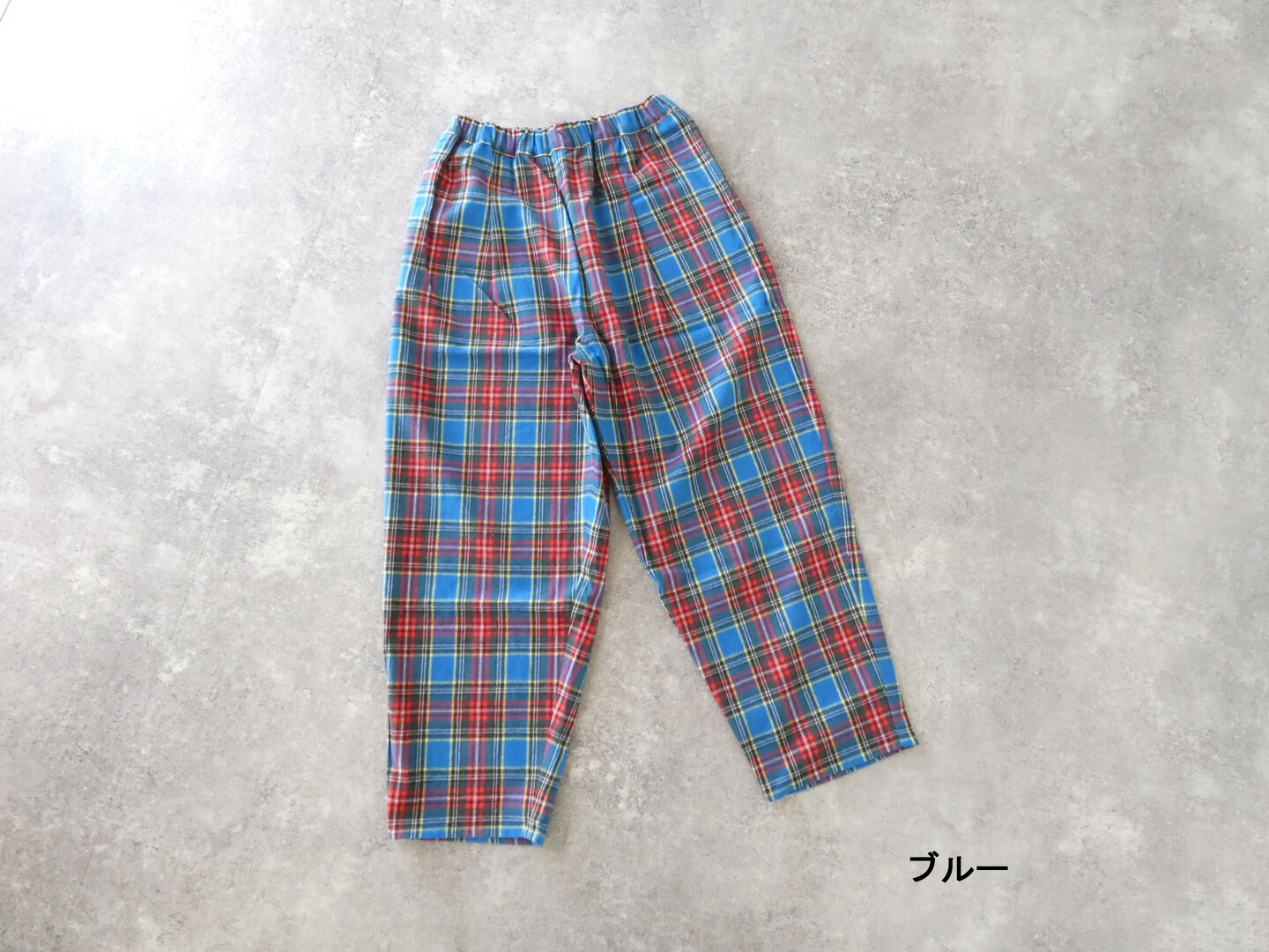 SSC 30/2シャギーチェックサルエル風パンツの商品画像28