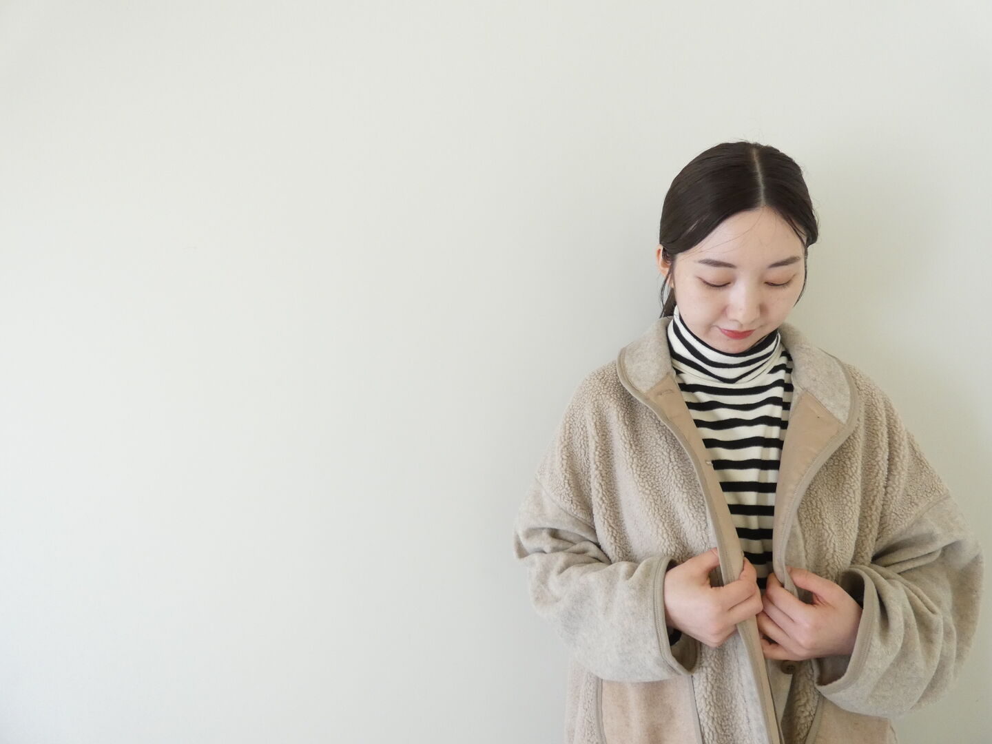 tumugu(ツムグ) ジェシーボア×フリースジャケットの商品画像1