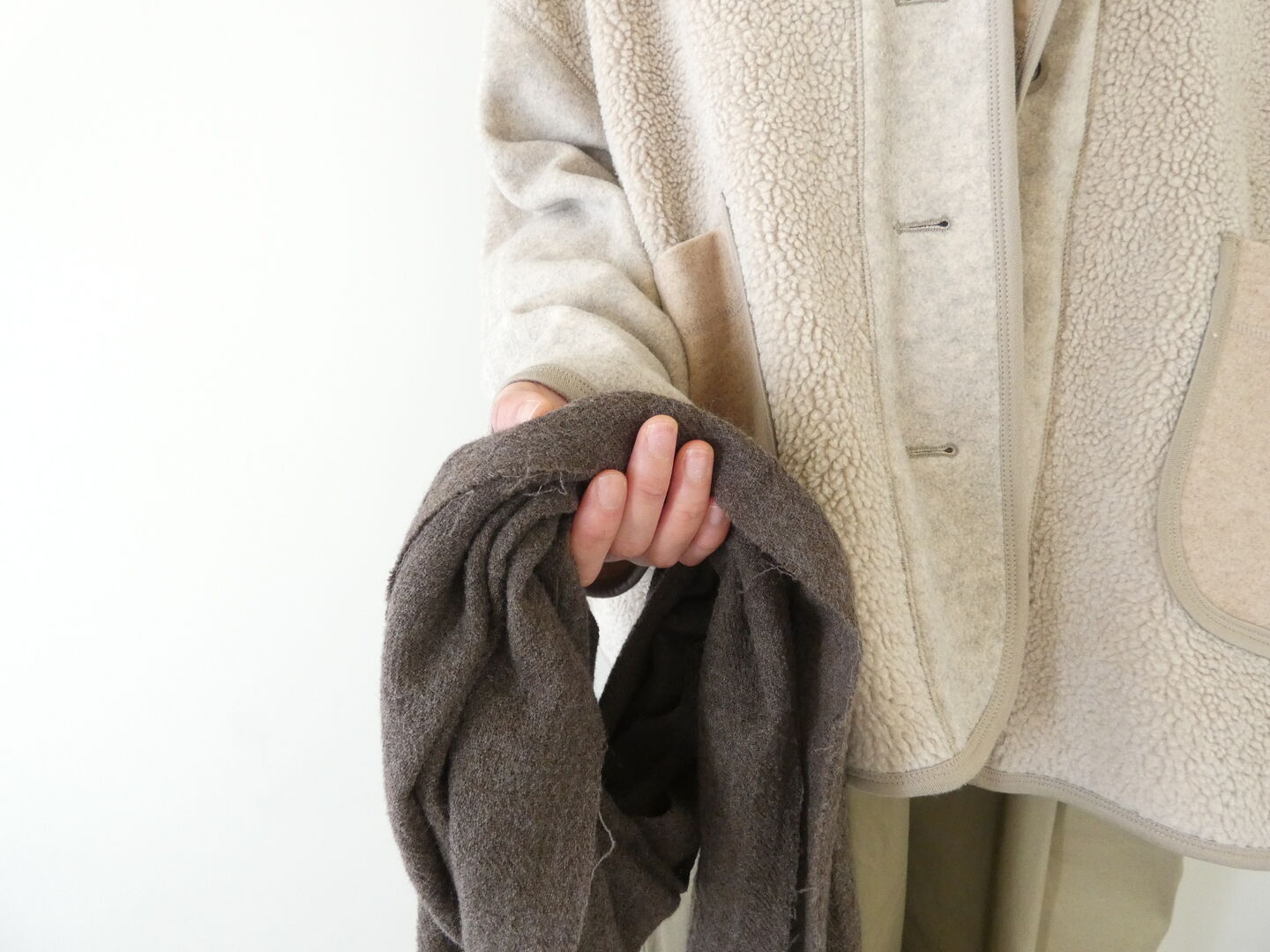tumugu(ツムグ) ジェシーボア×フリースジャケットの商品画像5