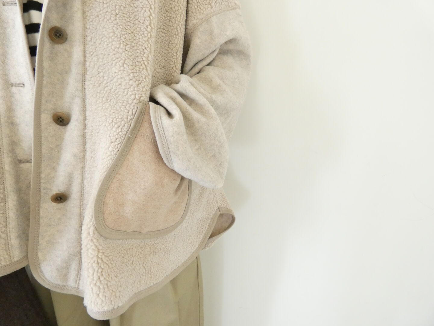 tumugu(ツムグ) ジェシーボア×フリースジャケットの商品画像6