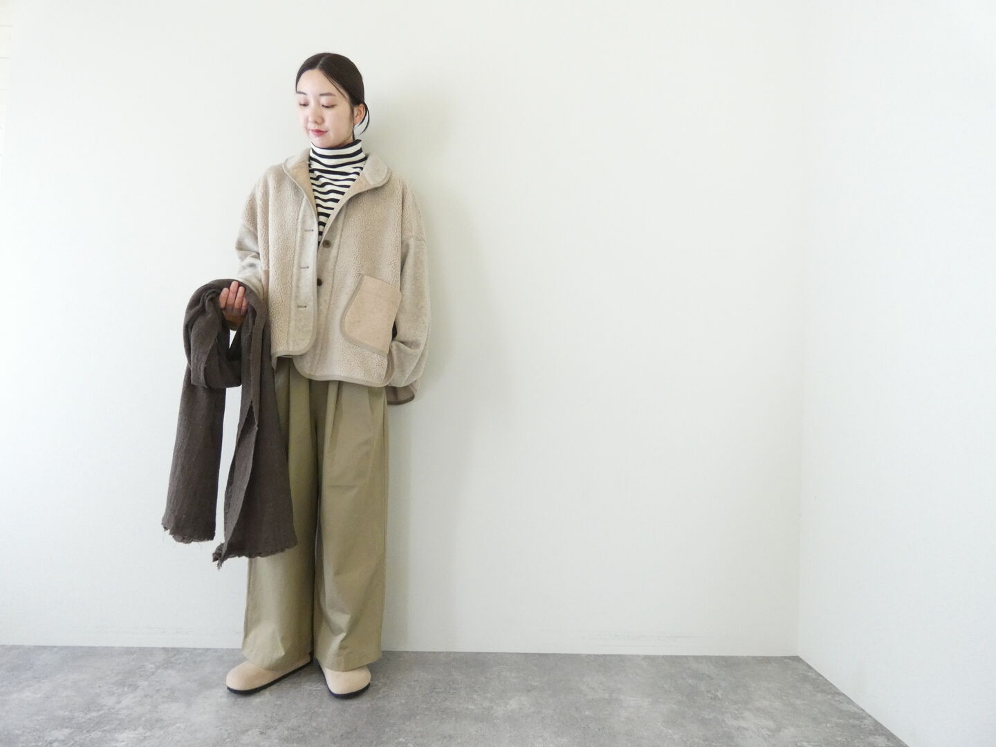 tumugu(ツムグ) ジェシーボア×フリースジャケットの商品画像8