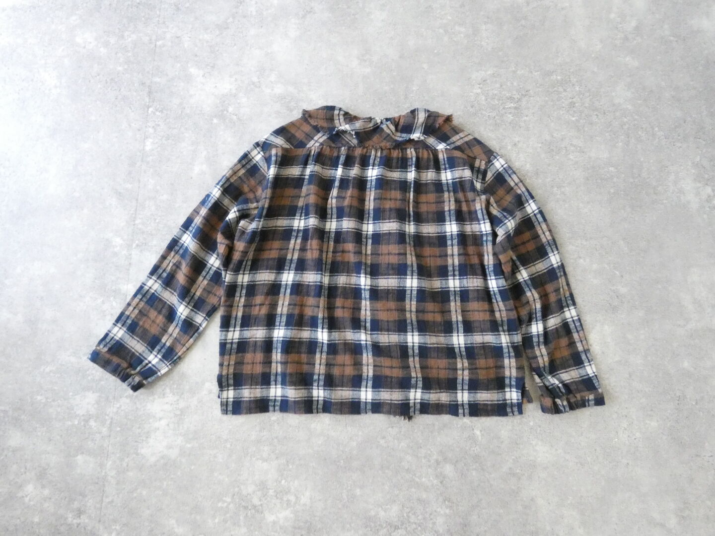 vb ラスティックチェックフリルデザインシャツの商品画像10