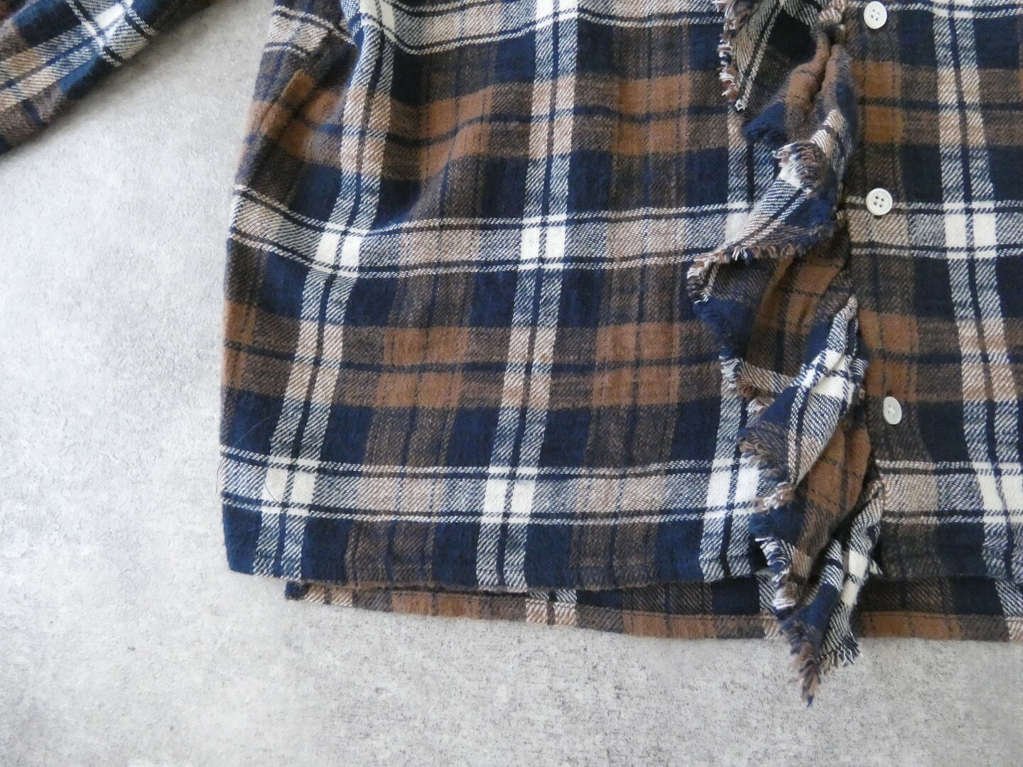 vb ラスティックチェックフリルデザインシャツの商品画像23