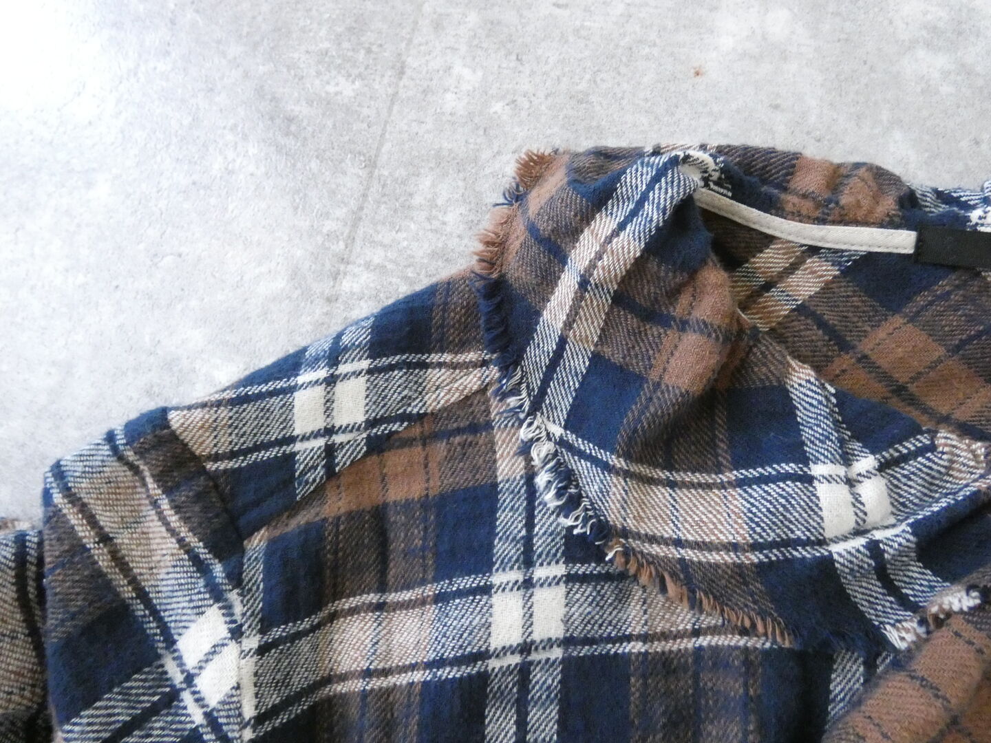 vb ラスティックチェックフリルデザインシャツの商品画像26