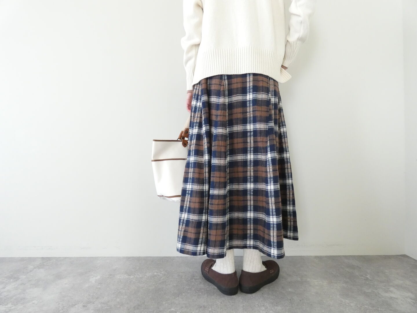 vb ラスティックチェックパネルスカートの商品画像8
