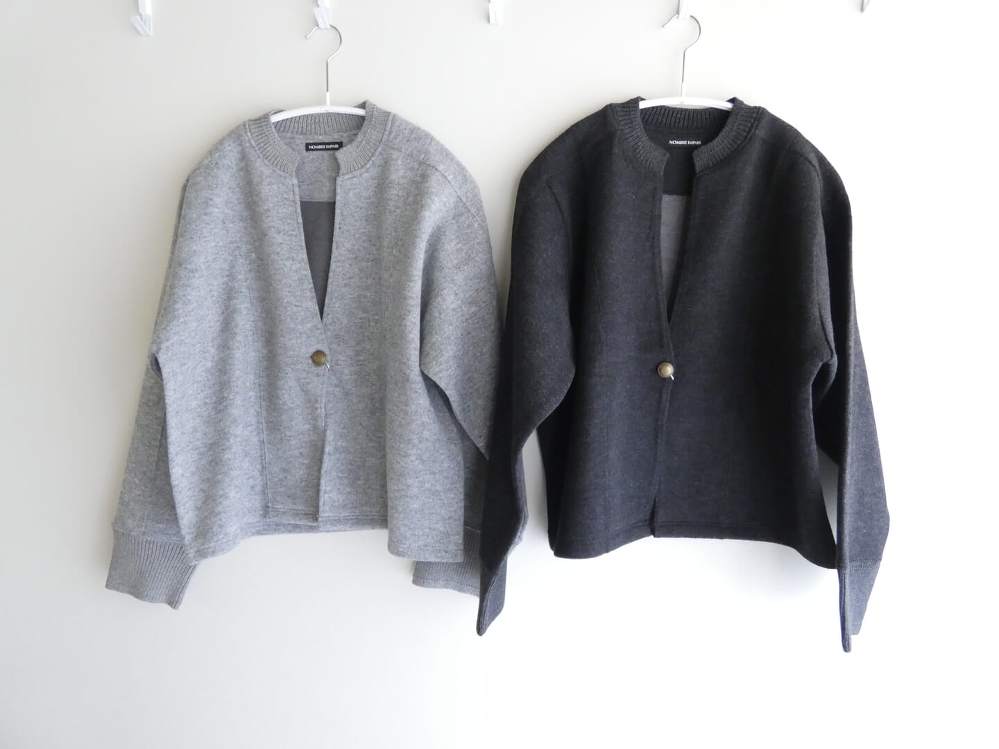 NOMBRE IMPAIR(ノンブルアンペール) ダブルフェイスカットリブ付ショートジャケットの商品画像11