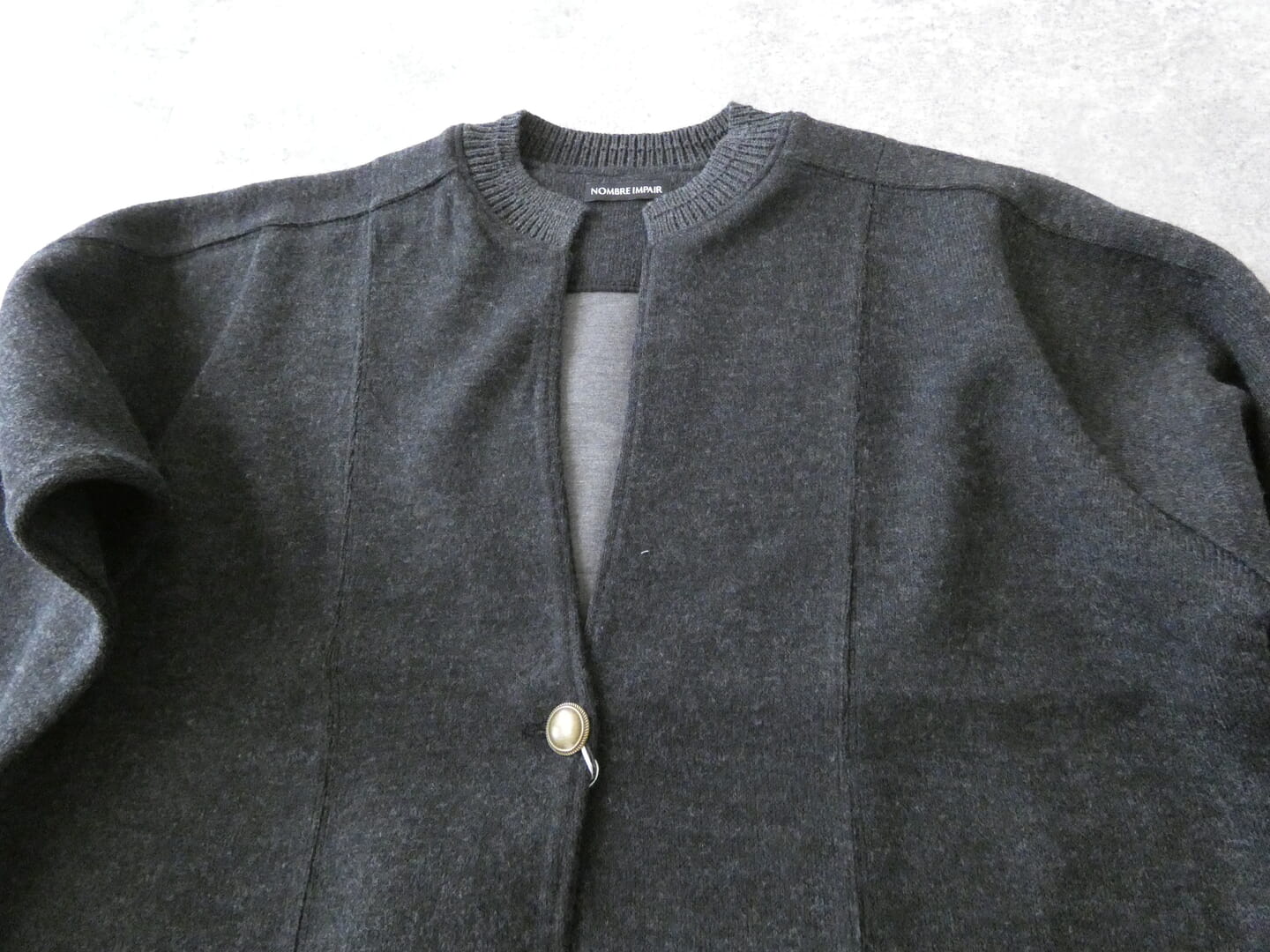 NOMBRE IMPAIR(ノンブルアンペール) ダブルフェイスカットリブ付ショートジャケットの商品画像30