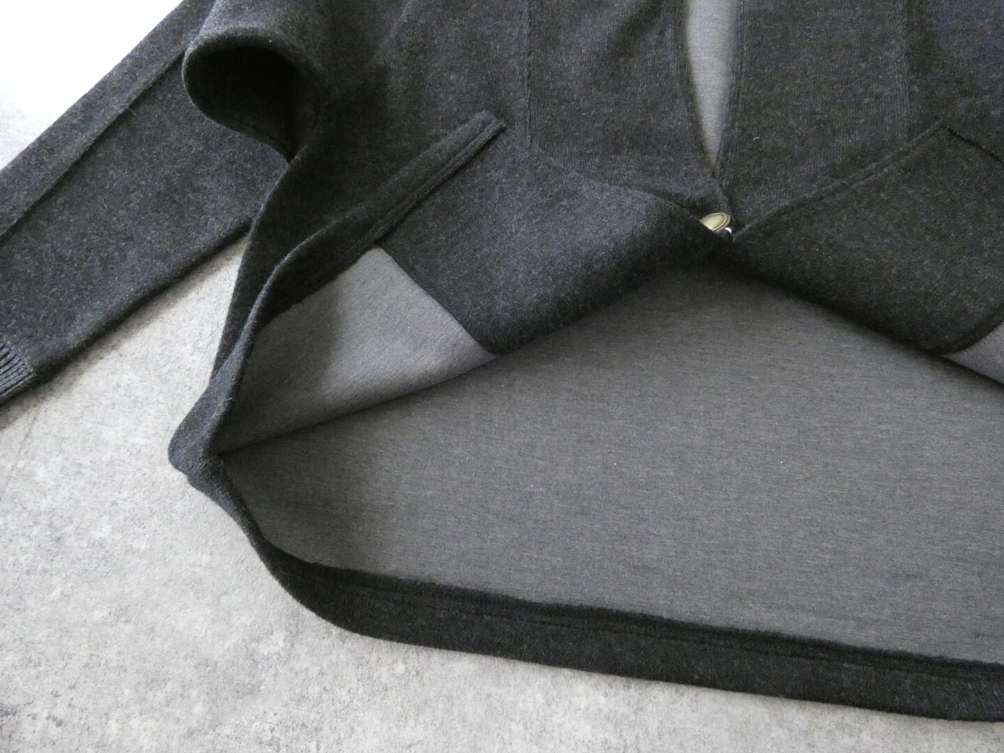 NOMBRE IMPAIR(ノンブルアンペール) ダブルフェイスカットリブ付ショートジャケットの商品画像35