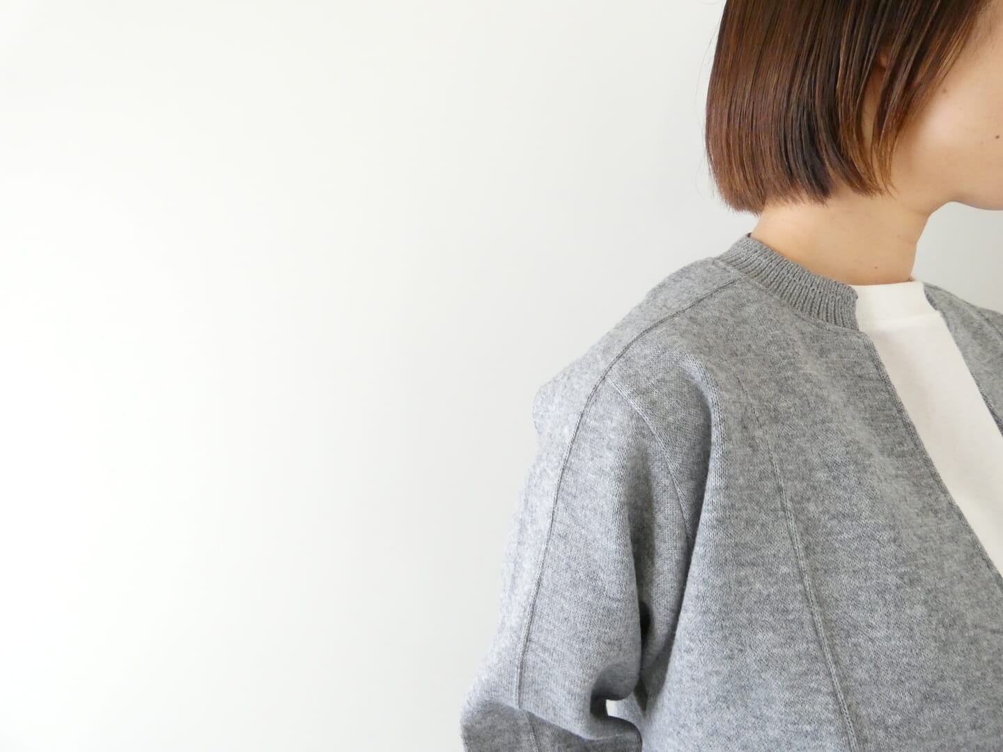 NOMBRE IMPAIR(ノンブルアンペール) ダブルフェイスカットリブ付ショートジャケットの商品画像4