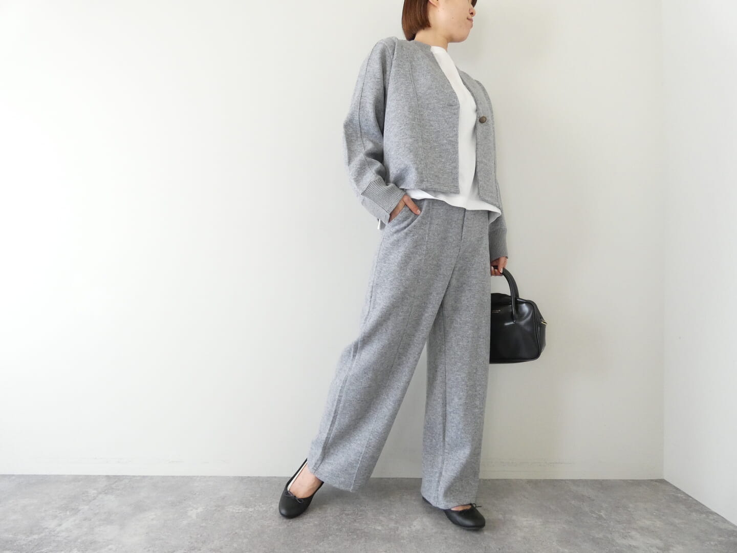 NOMBRE IMPAIR(ノンブルアンペール) ダブルフェイスカットリブ付ショートジャケットの商品画像7