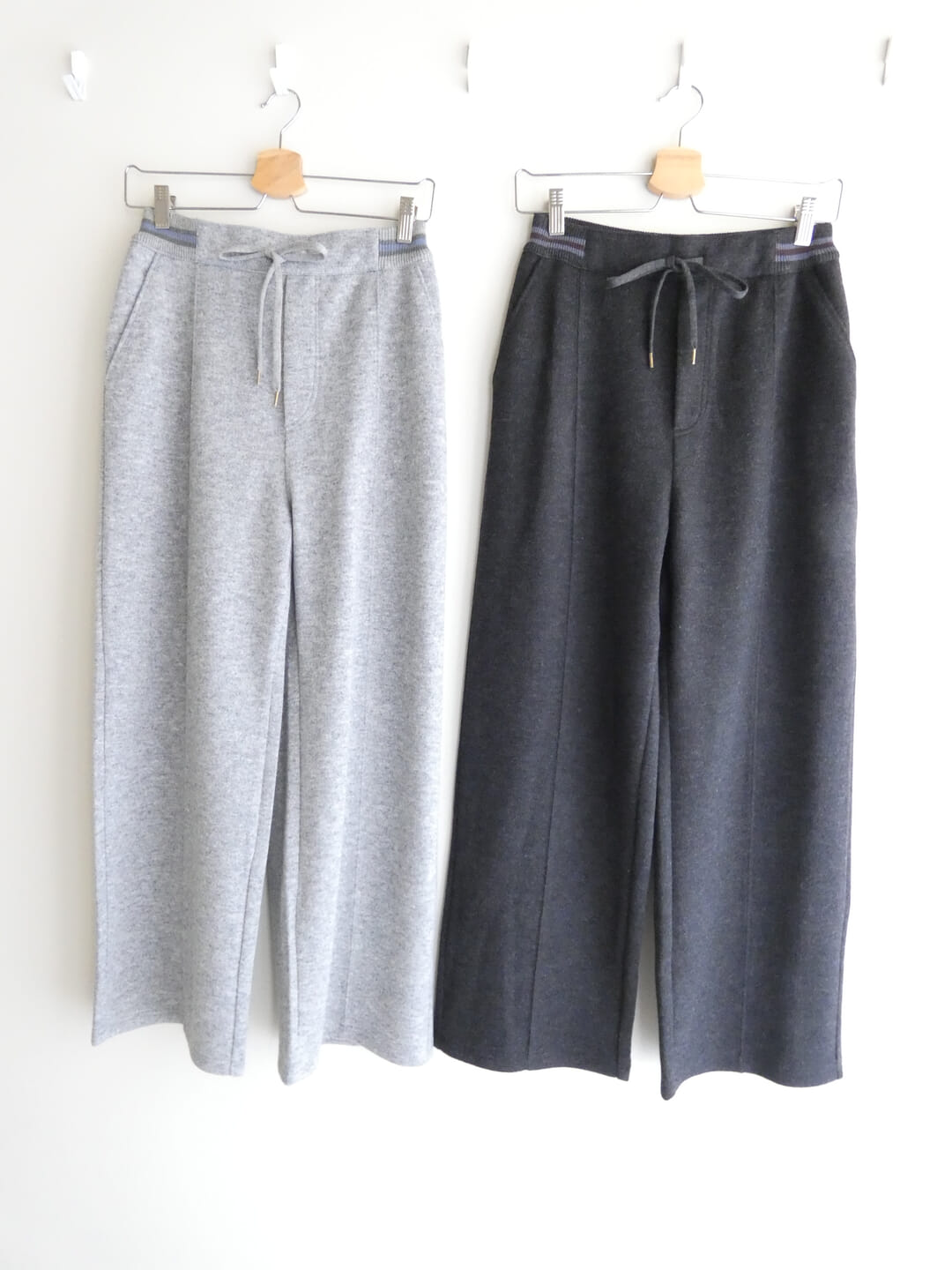 NOMBRE IMPAIR(ノンブルアンペール) ダブルフェイスカットリブボーダーパンツの商品画像10