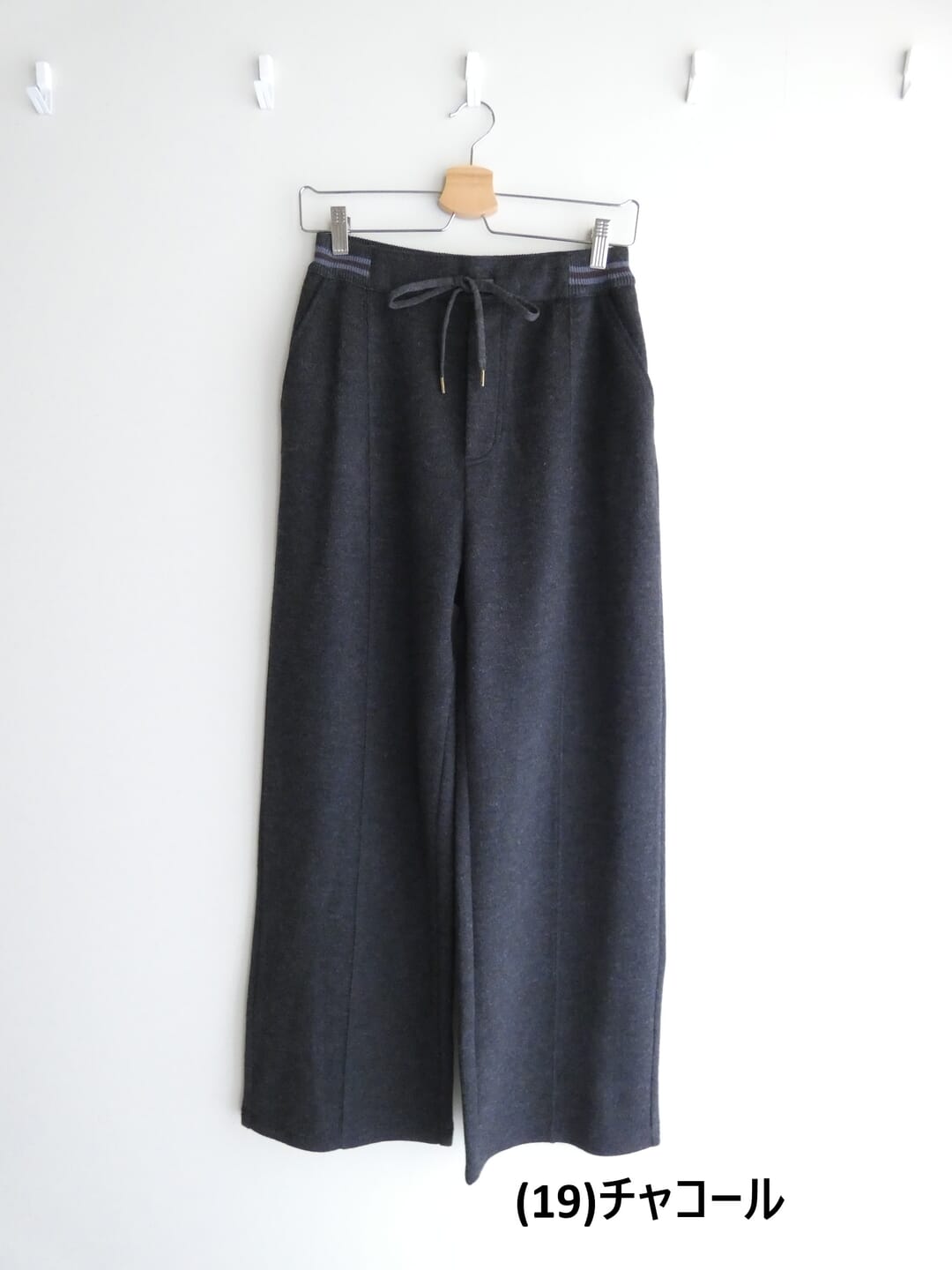 NOMBRE IMPAIR(ノンブルアンペール) ダブルフェイスカットリブボーダーパンツの商品画像28