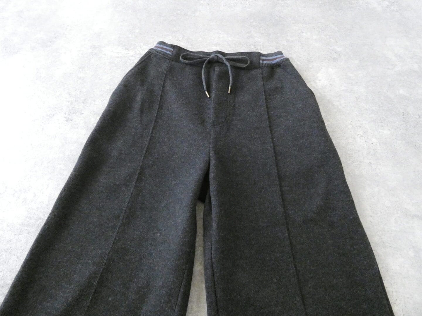 NOMBRE IMPAIR(ノンブルアンペール) ダブルフェイスカットリブボーダーパンツの商品画像30