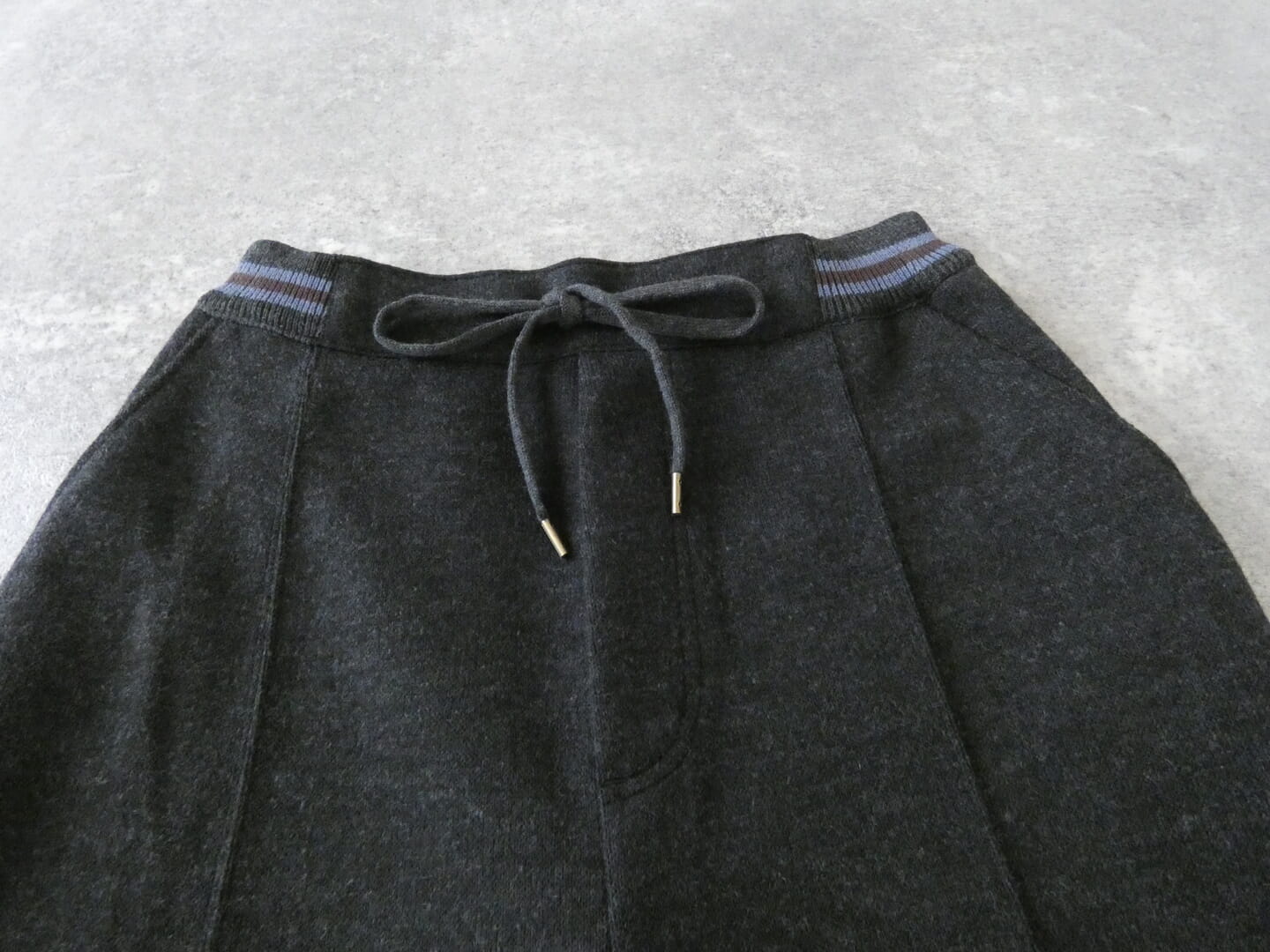 NOMBRE IMPAIR(ノンブルアンペール) ダブルフェイスカットリブボーダーパンツの商品画像31