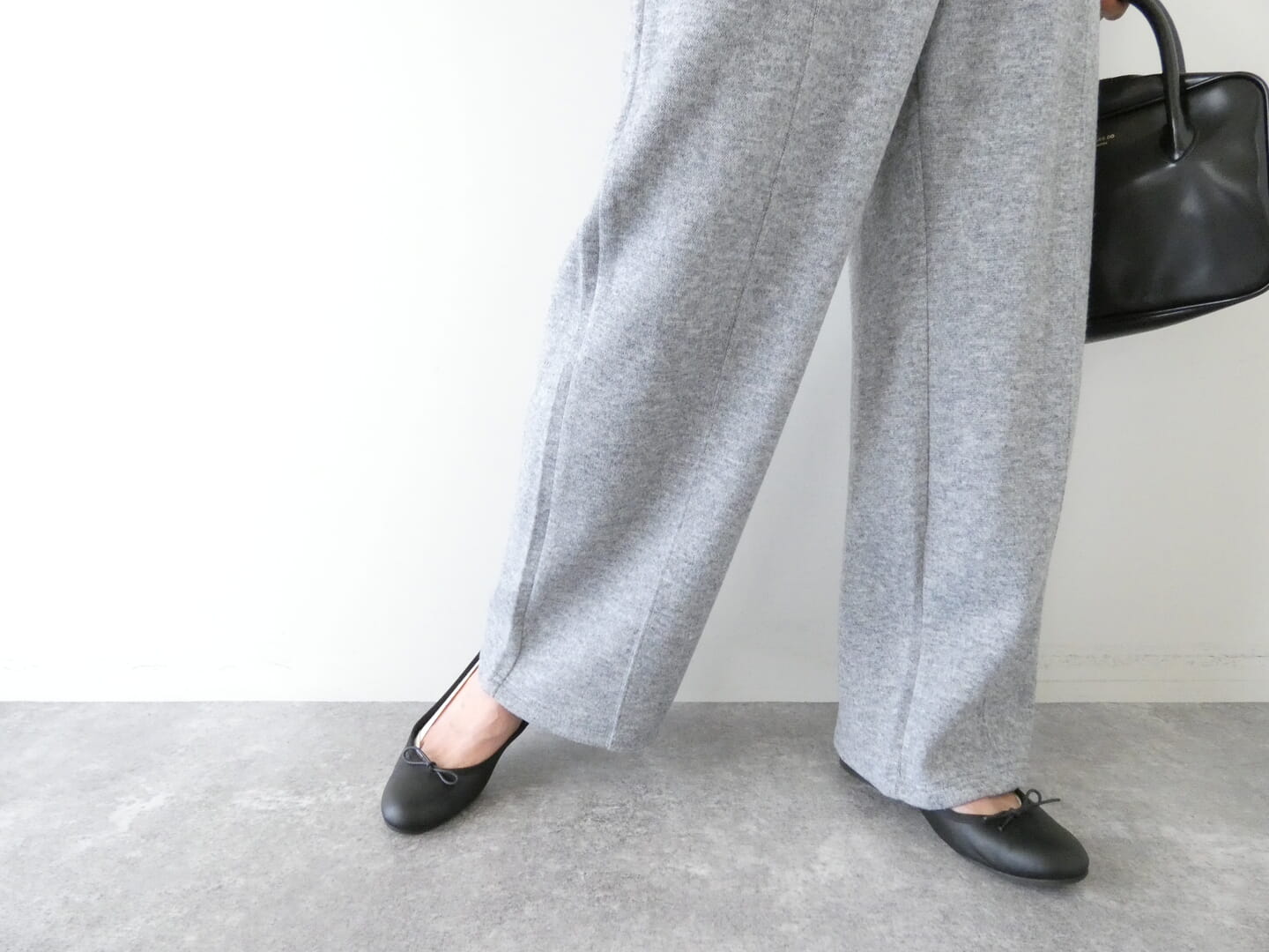 NOMBRE IMPAIR(ノンブルアンペール) ダブルフェイスカットリブボーダーパンツの商品画像4