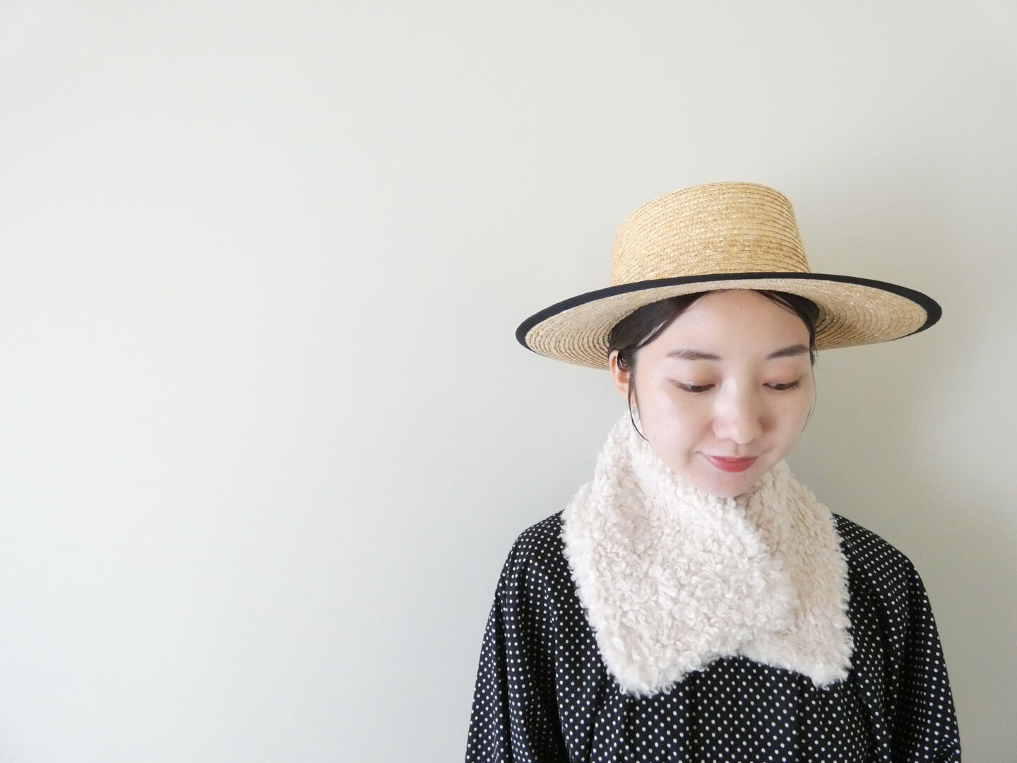shs 素材感が楽しいリバーシブルカールボアマフラーの商品画像1