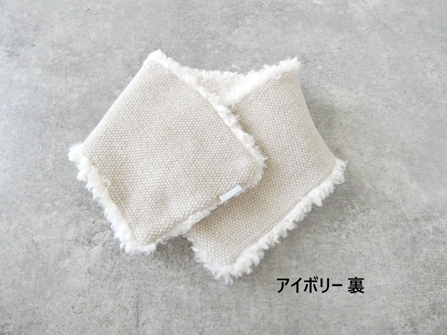 shs 素材感が楽しいリバーシブルカールボアマフラーの商品画像42