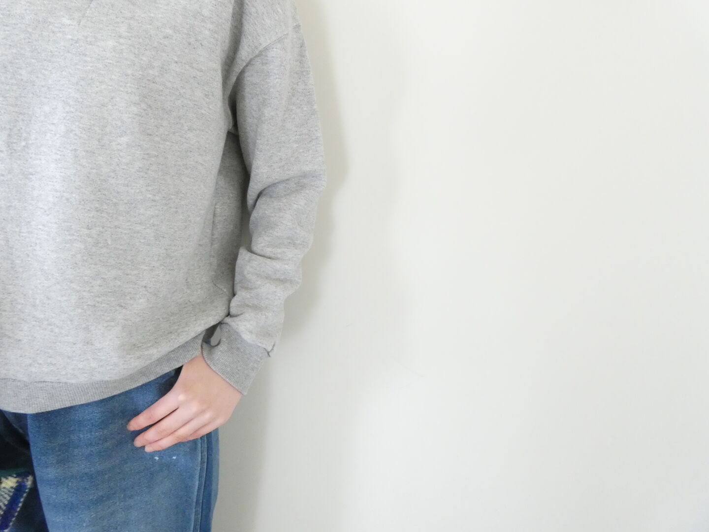 Hands of creation(ハンズオブクリエイション) 30/10国産裏毛裏起毛ハイネックスキッパープルオーバーの商品画像5