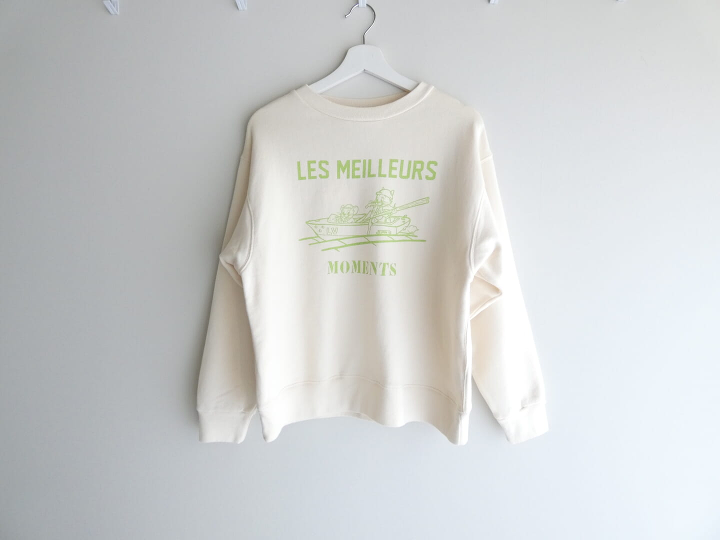SOUFFLE 裏微起毛BASICプリントスウェット LES MEILLEURS MOMENTSの商品画像11