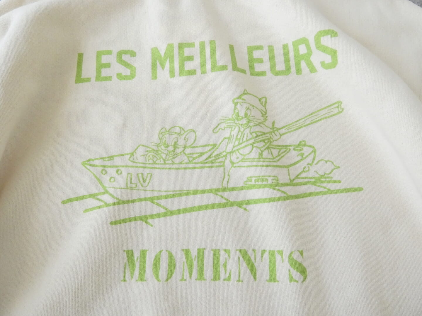SOUFFLE 裏微起毛BASICプリントスウェット LES MEILLEURS MOMENTSの商品画像23