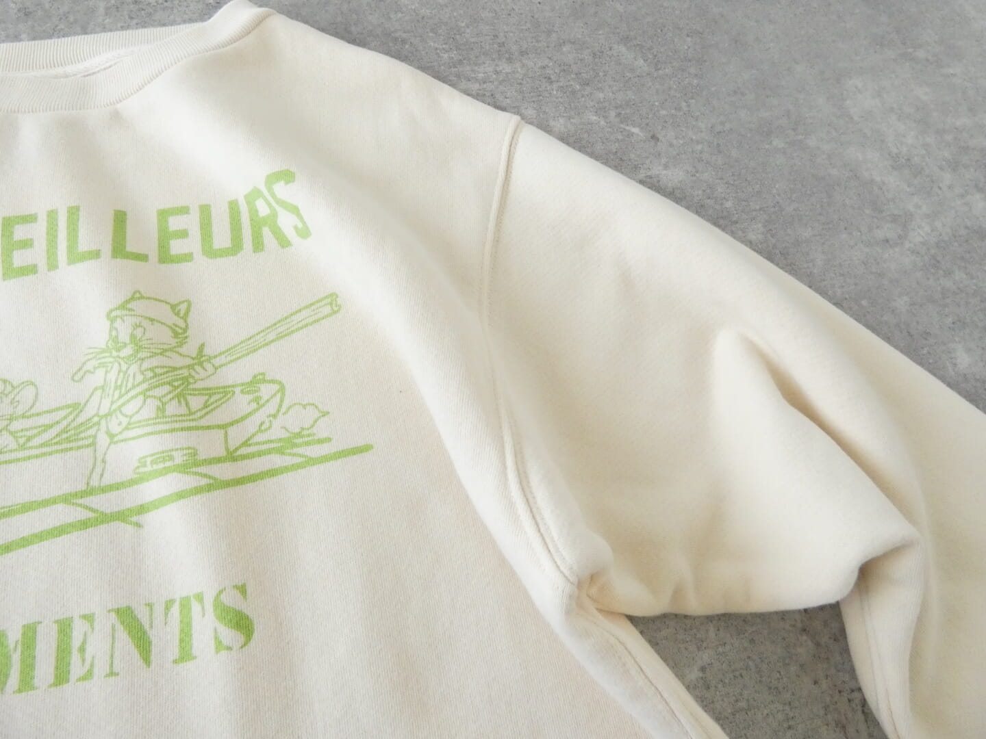 SOUFFLE 裏微起毛BASICプリントスウェット LES MEILLEURS MOMENTSの商品画像24