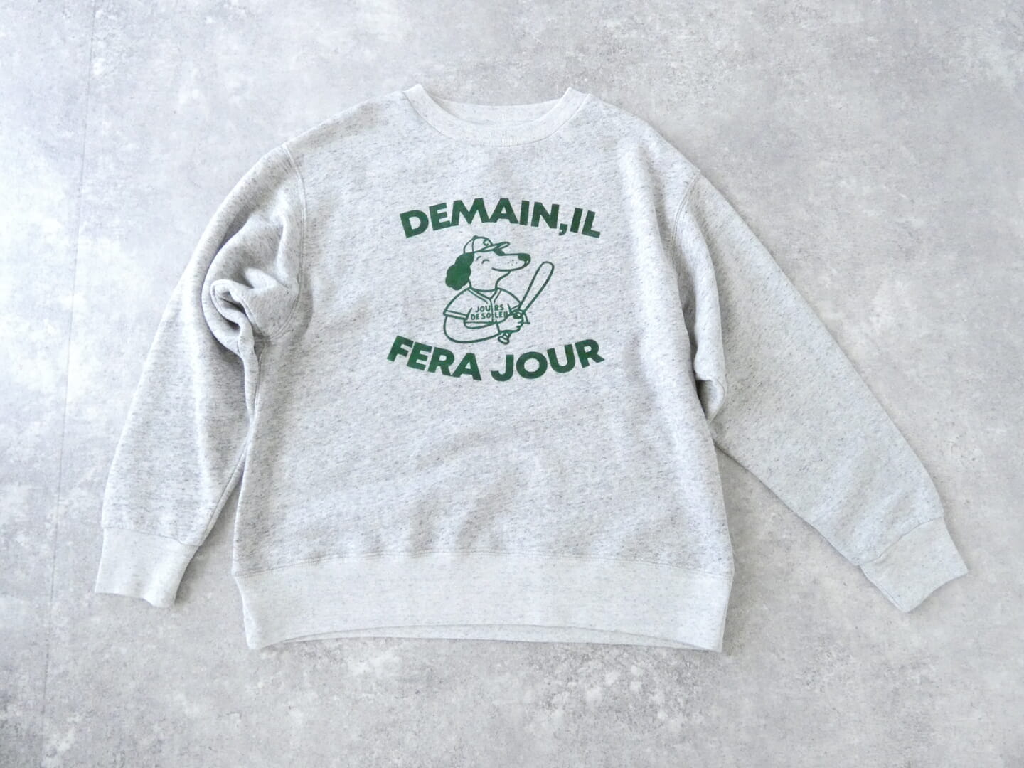 SOUFFLE 裏微起毛BASICプリントスウェット DEMAIN,IL FERA JOURの商品画像9