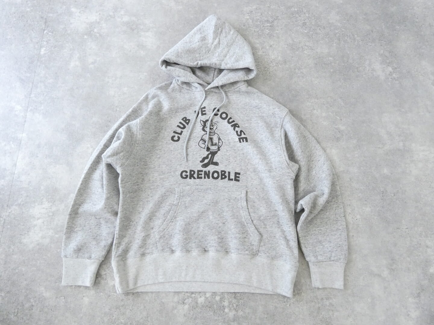 SOUFFLE 裏微起毛BASICプリントフーディの商品画像2