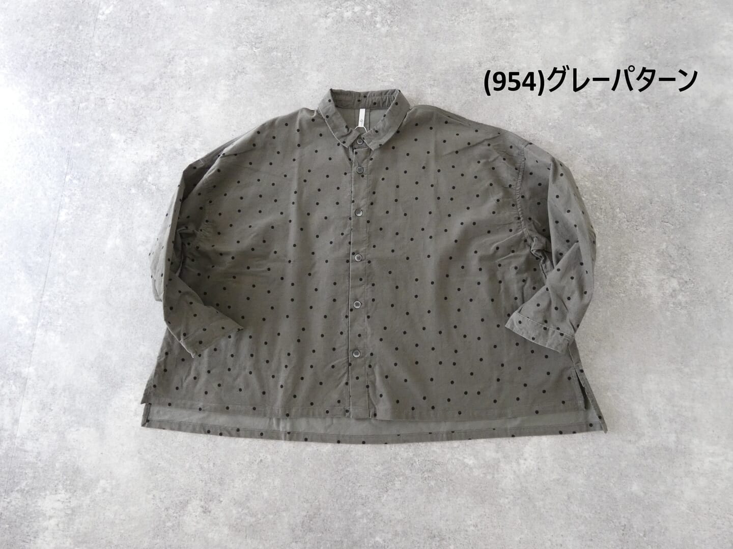 grin(グリン) シャツコールミニドットちび襟シャツの商品画像42