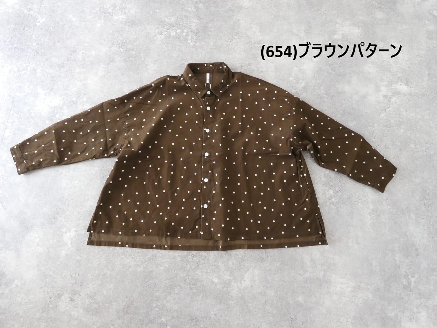 grin(グリン) シャツコールミニドットちび襟シャツの商品画像56