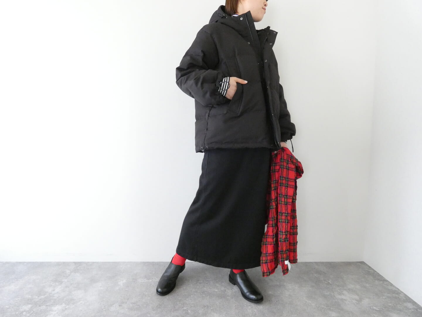 DANTON(ダントン) ポリエステルタッサーダウンフードジャケットの商品画像1