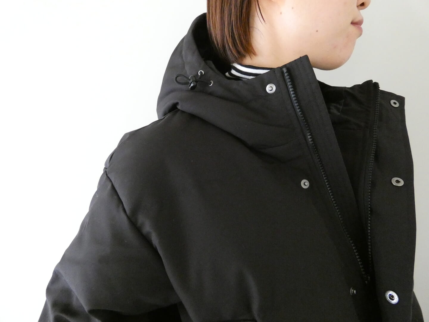 DANTON(ダントン) ポリエステルタッサーダウンフードジャケットの商品画像3