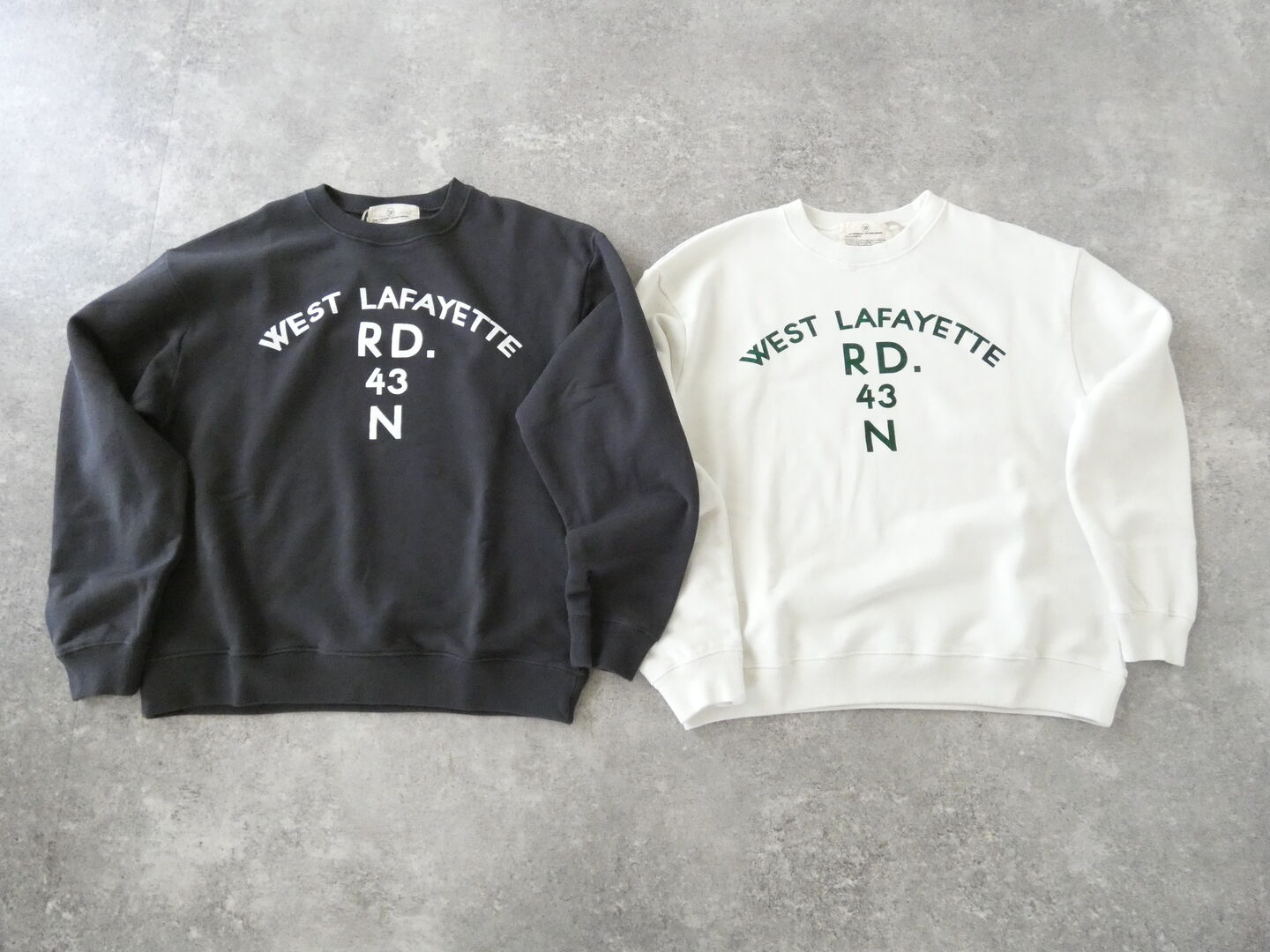 7th GATE(セブンスゲート) ユースフル裏毛リブ付きプリントプルオーバー WEST LAFAYETTEの商品画像2