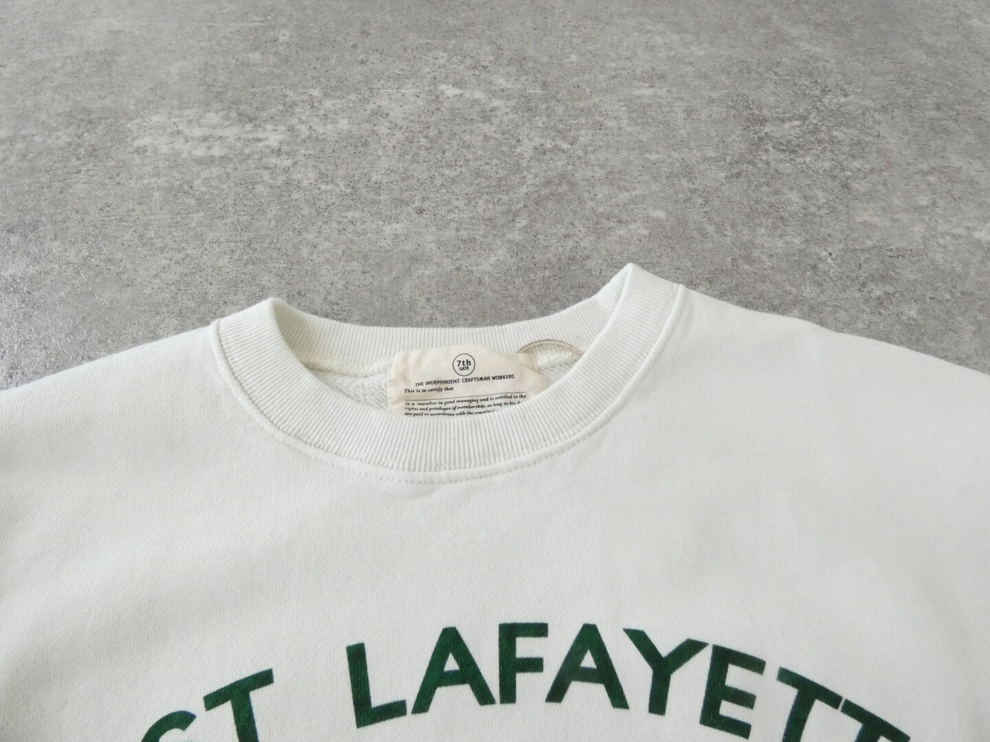 7th GATE(セブンスゲート) ユースフル裏毛リブ付きプリントプルオーバー WEST LAFAYETTEの商品画像45