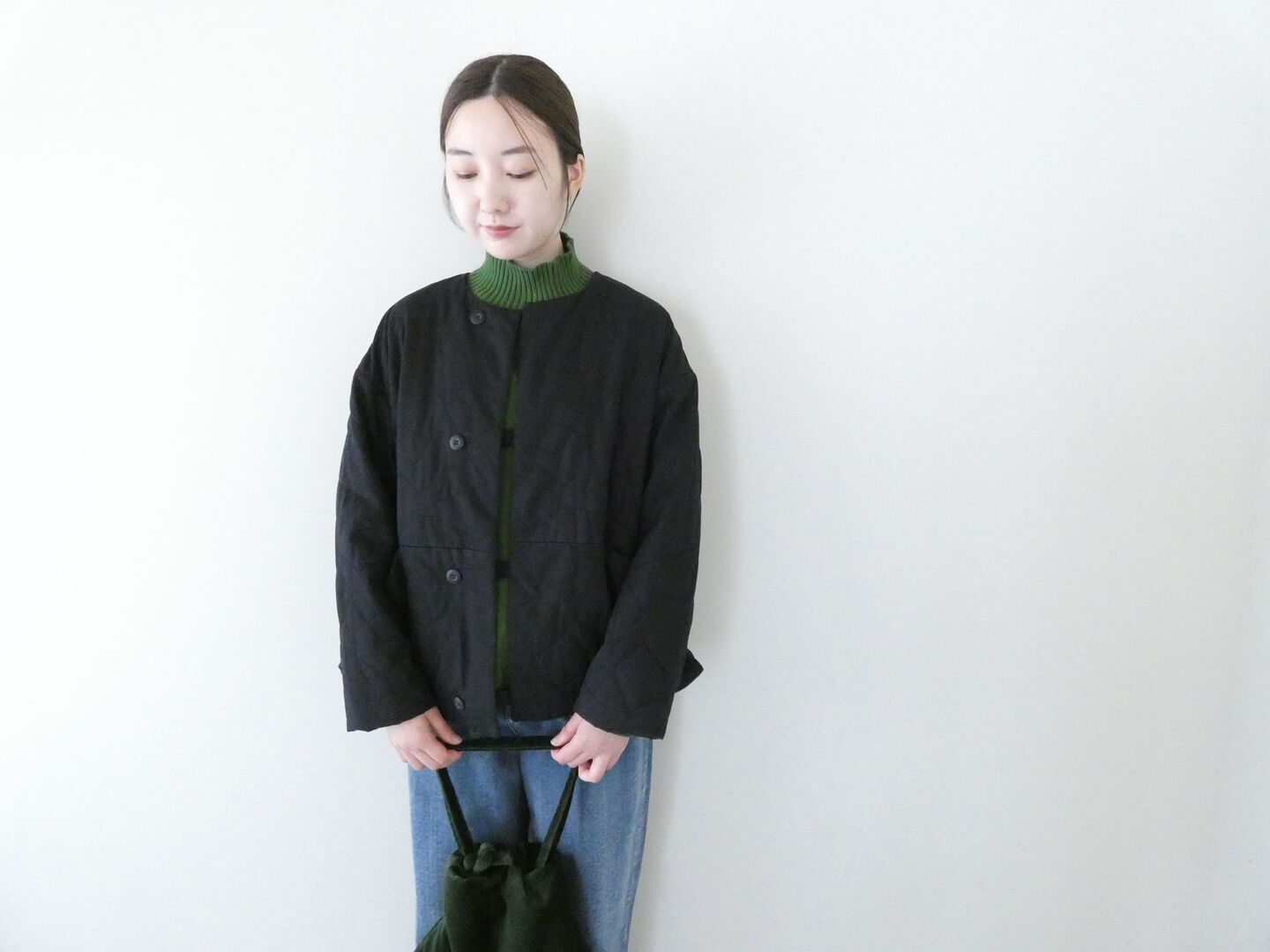 LAITERIE(レイトリー) シャンブレーキルトジャケットの商品画像6